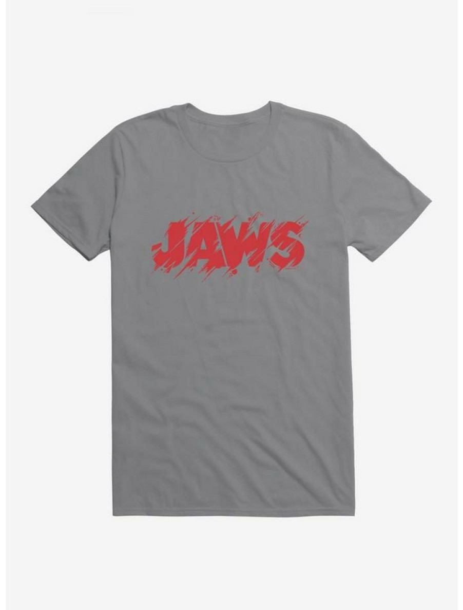 Guys * | Best Reviews Of Jaws Classic Thrash Title Script T-Shirt