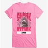 Tees * | Outlet Jaws Swimming Alone Stack Girls T-Shirt