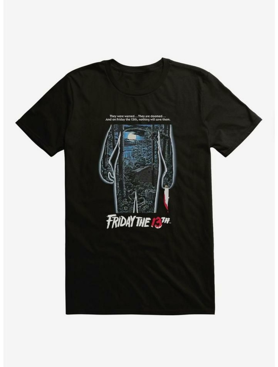 Guys * | Best Sale Extra Soft Friday The 13Th Poster T-Shirt Black