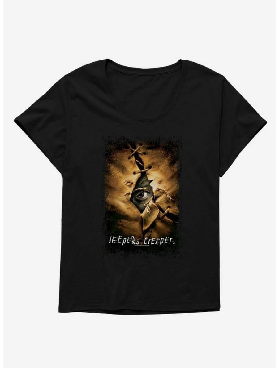 Tees * | Best Reviews Of Jeepers Creepers Poster Girls T-Shirt Plus Size Black