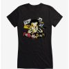 Tees * | Deals Universal Monsters Frankenstein Collage Lettering Girls T-Shirt