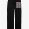 Guys * | Best Pirce Jim Henson'S Fraggle Rock Mokey Pajama Pants Black