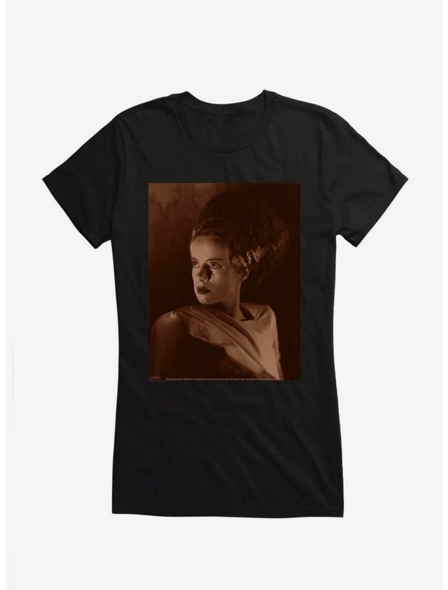 Tees * | Best Pirce Universal Monsters Bride Of Frankenstein Movie Frame Girls T-Shirt