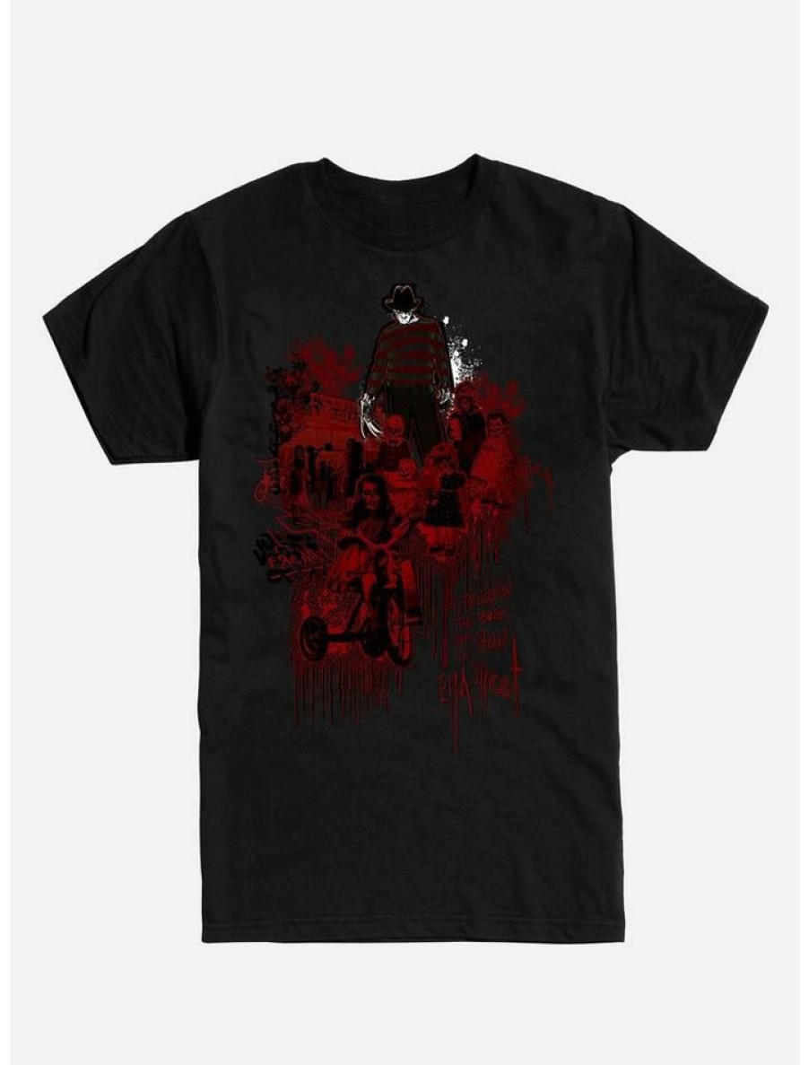 Guys * | New A Nightmare On Elm Street The Children T-Shirt Black