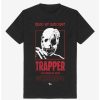 Tees * | Cheap Dead By Daylight Trapper T-Shirt Black