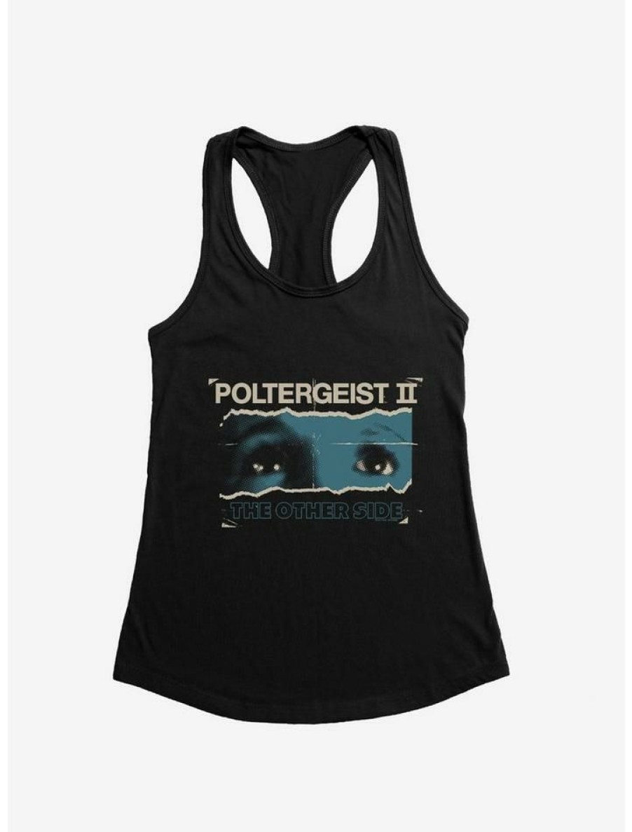 Girls * | Top 10 Poltergeist Ii Carol Anne'S Eyes Girls Tank Black