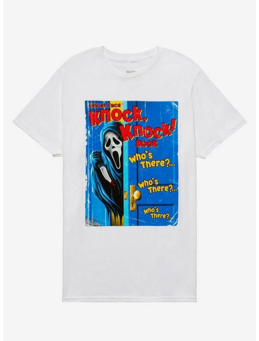 Guys * | Best Reviews Of Scream Ghost Face Knock Knock T-Shirt Multi