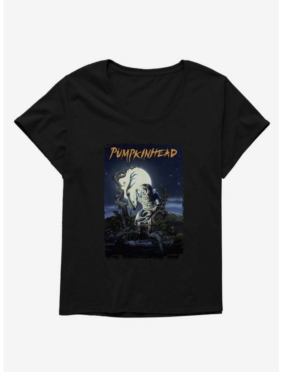 Tees * | Best Deal Pumpkinhead Stalking Girls T-Shirt Plus Size Black