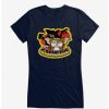 Tees * | Promo Gremlins Gizmo Stripe And Afraid Gizmo Door Girls T-Shirt