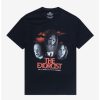 Girls * | Top 10 The Exorcist Collage Boyfriend Fit Girls T-Shirt Multi