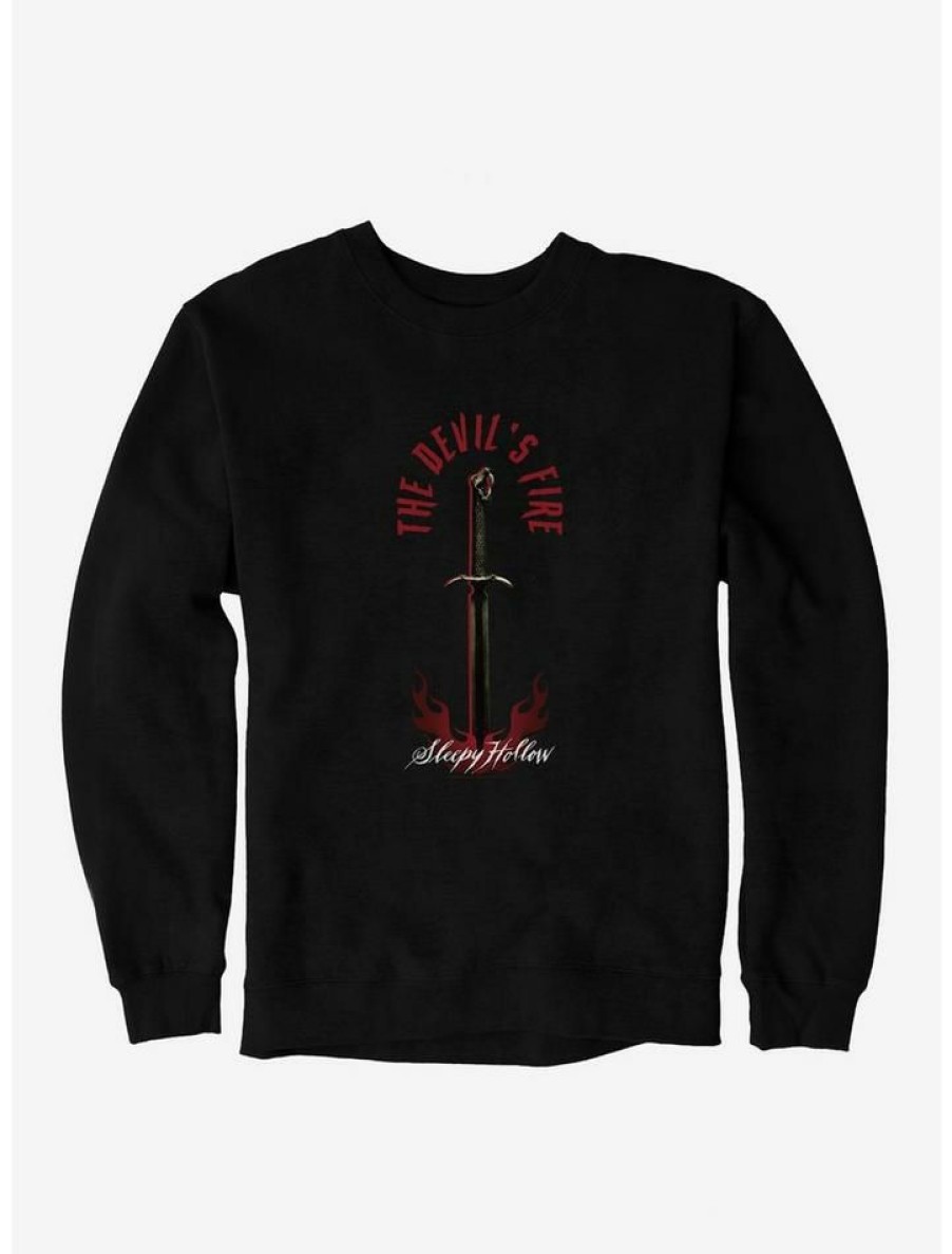 Guys * | Best Sale Sleepy Hallow The Devils Fire Sweatshirt Black