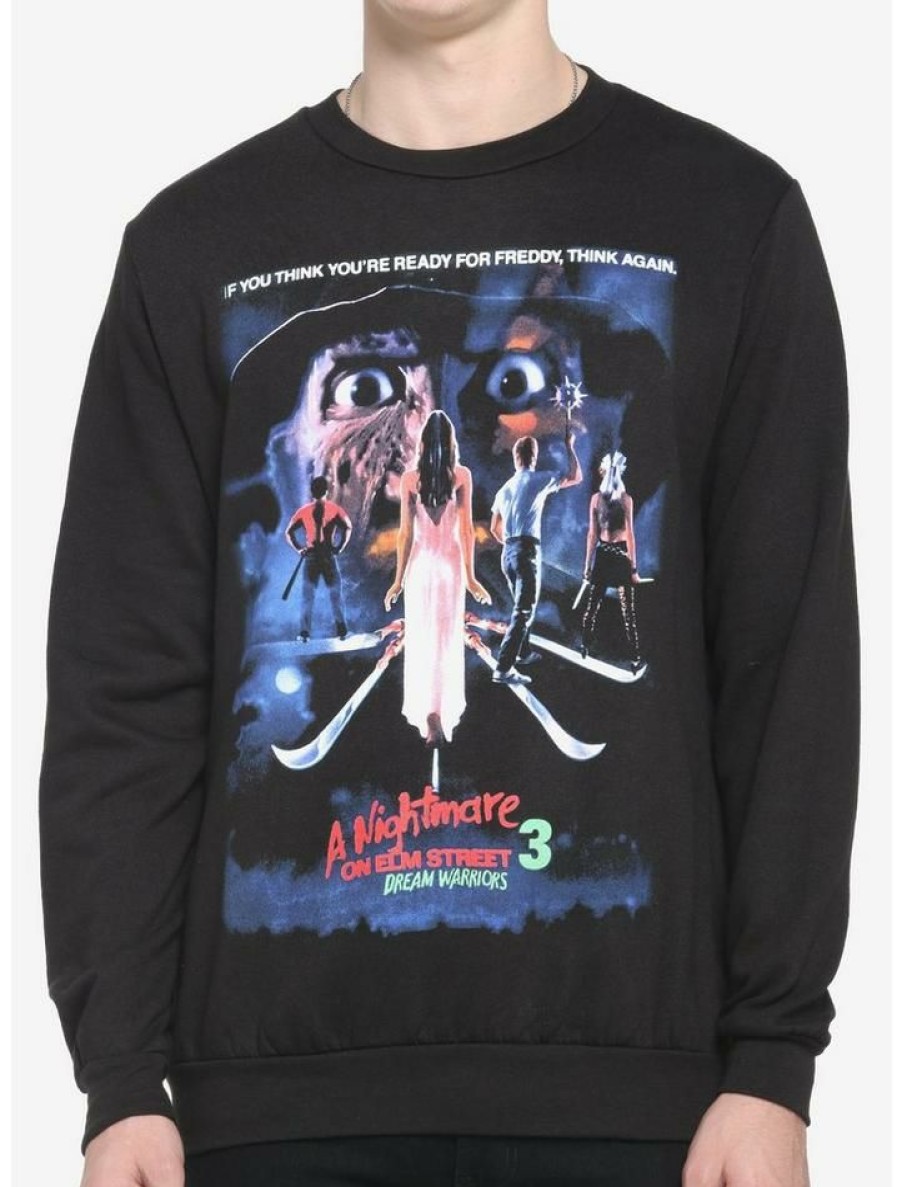 Guys * | Wholesale A Nightmare On Elm Street 3: Dream Warriors Sweatshirt Black