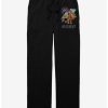 Guys * | New Jim Henson'S Fraggle Rock Gobo Pajama Pants Black