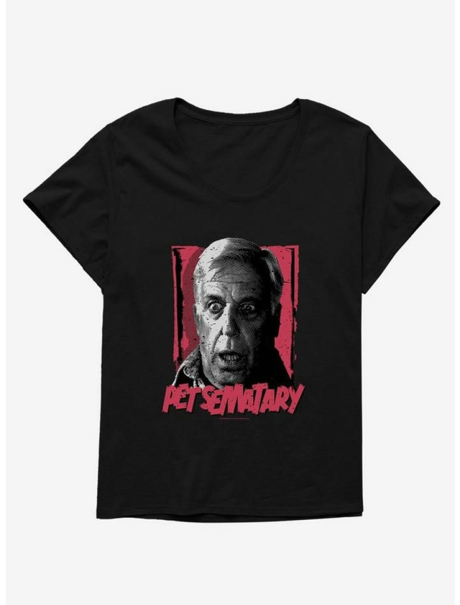 Tees * | Cheap Pet Sematary Jud Crandall Girls T-Shirt Plus Size Black