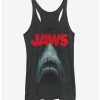 Girls * | Buy Shark Teeth Poster Girls Tank Blk Htr