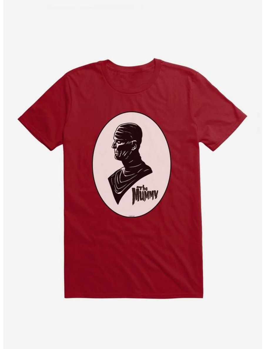 Guys * | Top 10 Universal Monsters The Mummy Shadow Portrait T-Shirt