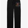 Guys * | Top 10 Jim Henson'S Fraggle Rock Follow Me To The Rock Pajama Pants Black