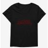 Tees * | Coupon Halloween Horror Nights Logo Girls T-Shirt Plus Size Black