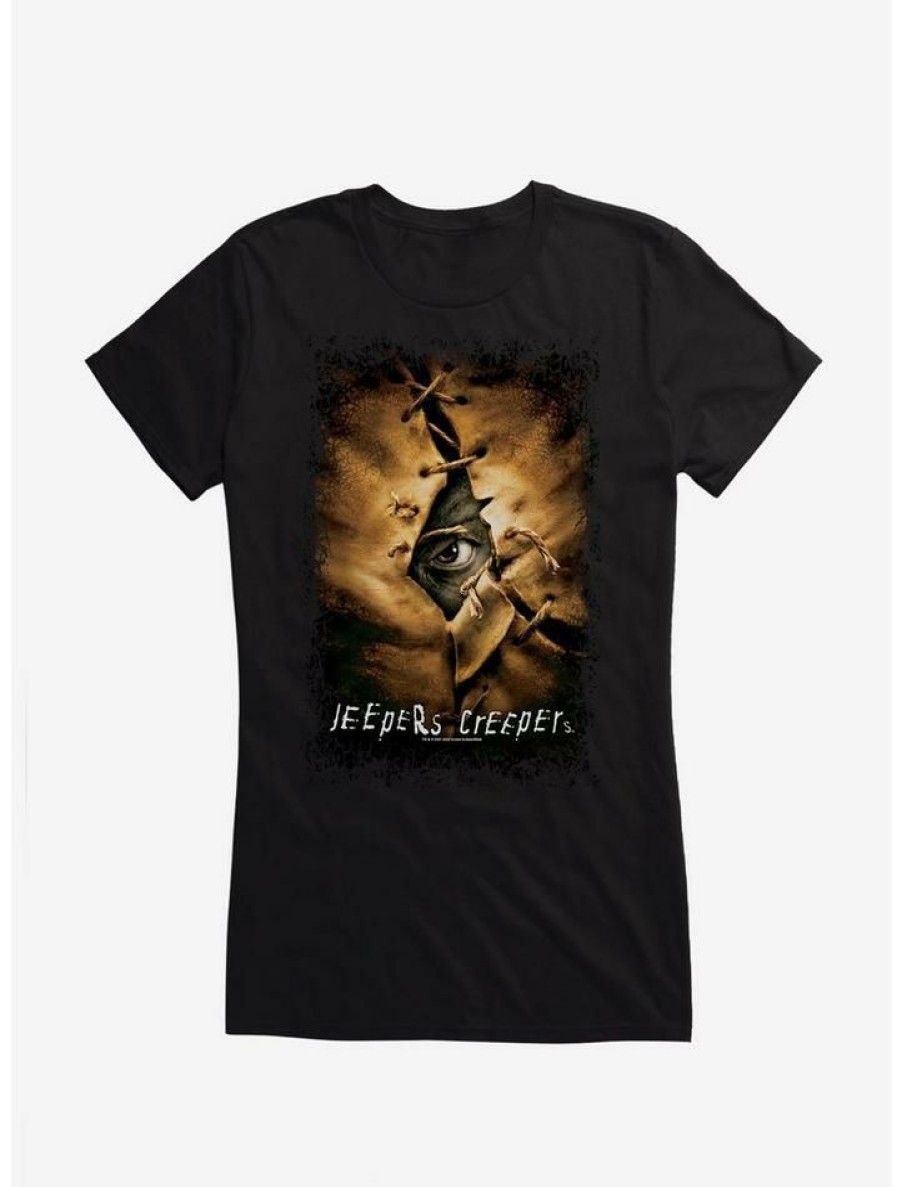 Tees * | Cheapest Jeepers Creepers Poster Girls T-Shirt Black