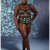 Plus * | Brand New Universal Monsters Heads High-Waisted Swim Bottoms Plus Size Multi