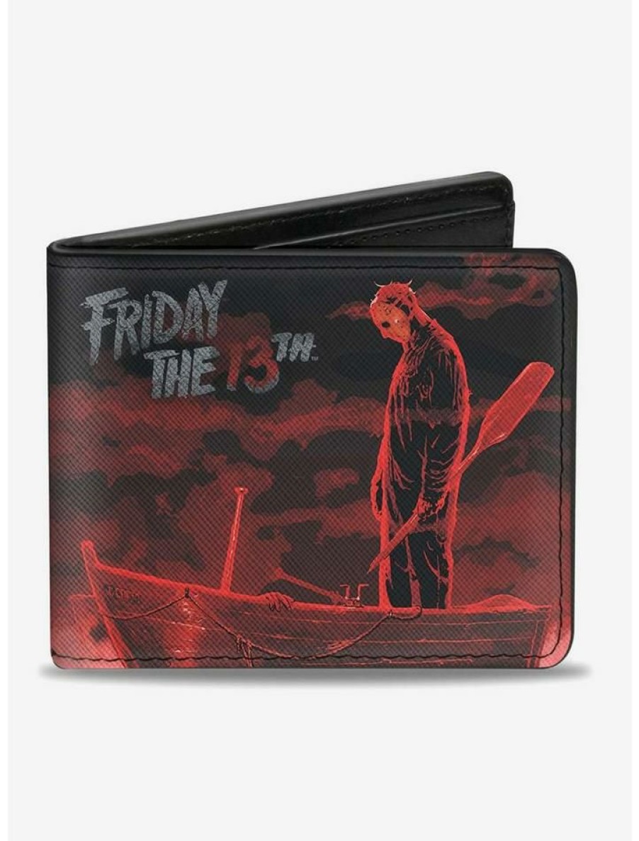 Backpacks & Bags * | Buy Friday The 13Th Jason Boat Murder Bi-Fold Wallet