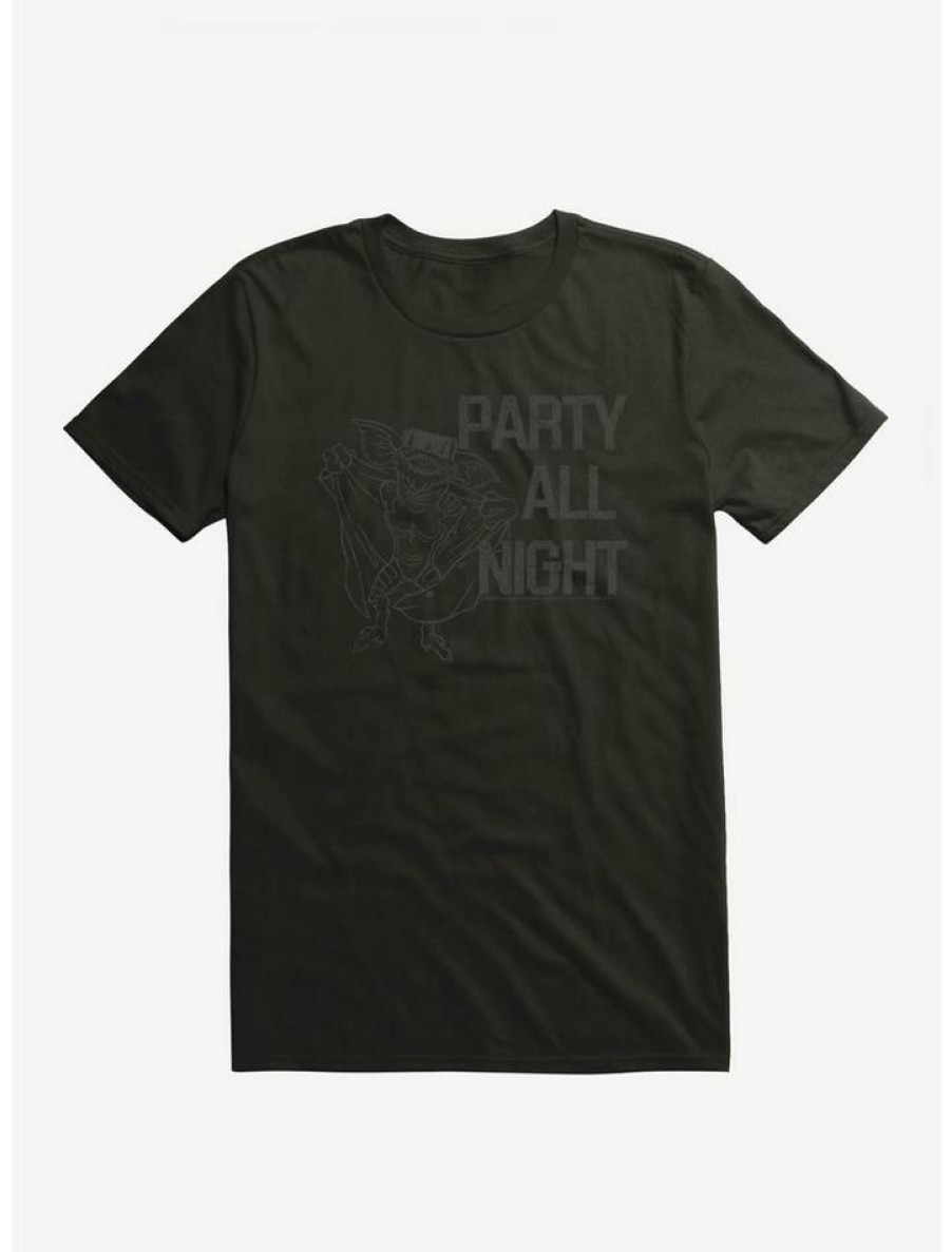 Guys * | Outlet Gremlins Party All Night T-Shirt