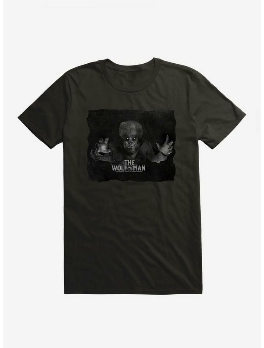 Guys * | Top 10 Universal Monsters The Wolf Man Attack T-Shirt