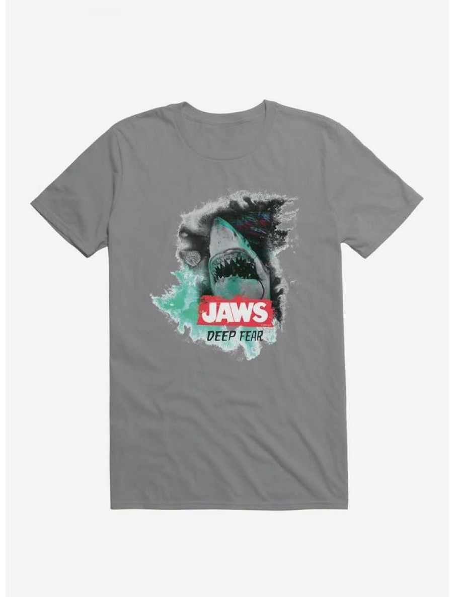 Guys * | Cheapest Jaws Deep Fear T-Shirt