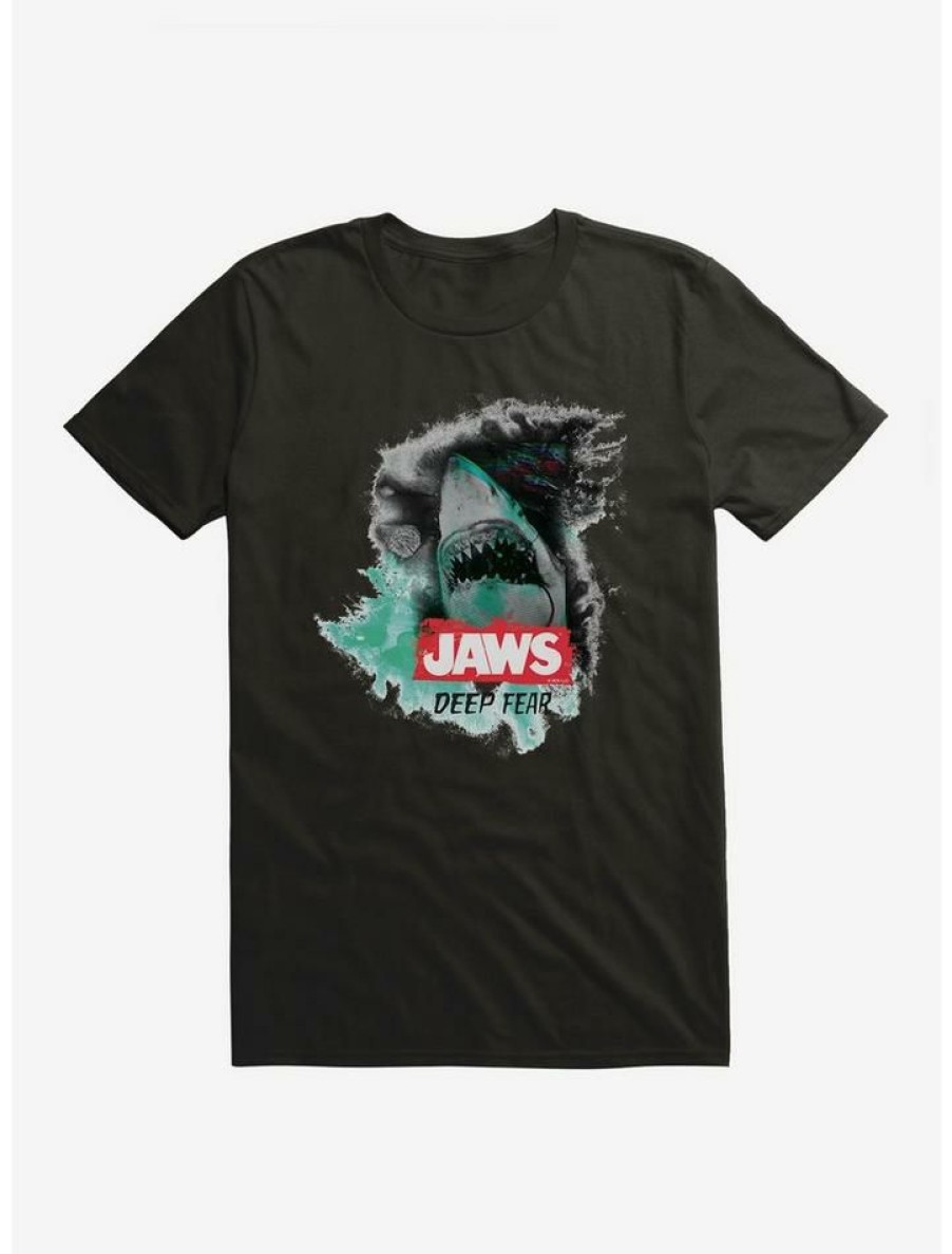 Guys * | Cheapest Jaws Deep Fear T-Shirt